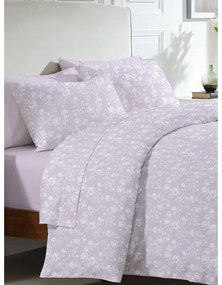 Σετ Σεντόνια Menta Εμπριμέ 340 Lila Μονο (160x250)