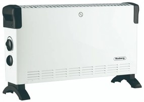 Θερμαντήρας δαπέδου Rosberg R51974F, 2000W, 3 στάδια, Αυτόματη απενεργοποίηση, Προστασία υπερθέρμανσης, Θερμοστάτης, Λευκό