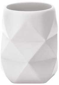 Ποτήρι Οδοντόβουρτσας Crackle 8430 White Kleine Wolke Πολυρεσίνη