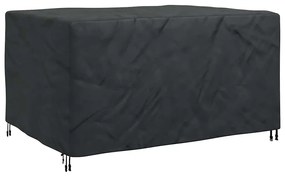vidaXL Κάλυμμα επίπλων Μονόχρωμο Μαύρο 180 x 140 x 90 cm 210D