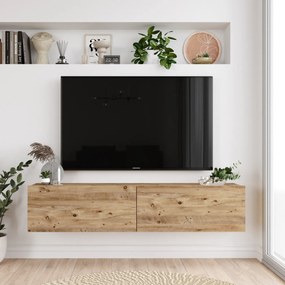 Έπιπλο τηλεόρασης Berkshire πεύκο μοριοσανίδα 140x31x29εκ