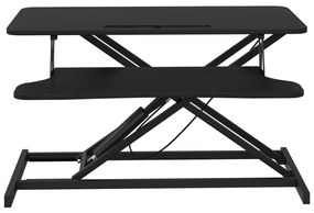 vidaXL Σταθμός Εργασίας Ρυθμιζόμενος 90x40x(13-50) εκ. Ατσάλι&Επ. Ξύλο