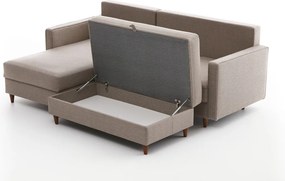 Corner Sofa Eva Left - Cream Cream