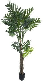 Τεχνητό Δέντρο Philodendron 20685 180cm Green-Brown GloboStar Πολυαιθυλένιο,Ύφασμα