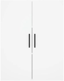 vidaXL Ντουλάπι Λευκό 69,5x34x180 εκ. από Επεξεργασμένο Ξύλο