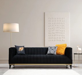 3-Seat Sofa Bellino - Black Black
Gold