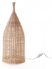 Επιδαπέδιο Φωτιστικό E27 Φ21cm Rattan Φυσικό 124-01247-10 Luma Lighting 124-01247-10 Μπεζ