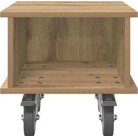 vidaXL Βάση TV 37 x 35 x 35 εκ Artisan Oak Επεξεργασμένο ξύλο