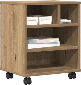 vidaXL Σταντ Εκτυπωτή artisan δρυς 41 x 32 x 48 εκ. Επεξεργασμένο Ξύλο