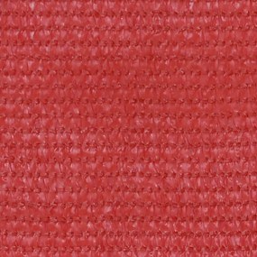Διαχωριστικό Βεράντας Κόκκινο 120 x 300 εκ. από HDPE - Κόκκινο