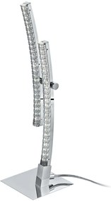 Φωτιστικό Επιτραπέζιο Led Pertini 96098 Clear Eglo Αλουμίνιο,Πολυπροπυλένιο