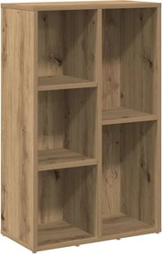 vidaXL Βιβλιοθήκη Artisan Δρυς 50x25x80 εκ. Επεξεργασμένο Ξύλο