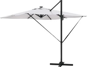 vidaXL Ρώμη Ομπρέλα Μπεζ 286 x 284 x 270 εκ Αλουμίνιο και Πολυεστέρας