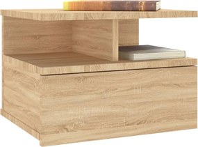 vidaXL Κομοδίνα Κρεμαστά 2 τεμ. Sonoma Δρυς 40x31x27 εκ. Επεξ. Ξύλο