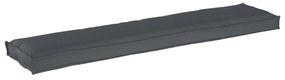 vidaXL Μαξιλάρι Παλέτας για Σκαμπό Ανθρακί 180x40x8 εκ. Υφασμάτος Oxford
