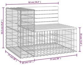 ΠΑΓΚΑΚΙ ΚΗΠΟΥ ΣΥΡΜΑΤΟΚΙΒΩΤΙΟ 92X71X65,5 ΕΚ. ΕΜΠΟΤ. ΞΥΛΟ ΠΕΥΚΟΥ 834382