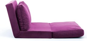 Διθέσιος Καναπές Κρεβάτι Μοβ TAIDA 68x120x62