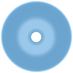 Νιπτήρας Μπάνιου Στρογγυλός Γαλάζιος Κεραμικός - Μπλε