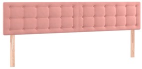 ΚΡΕΒΑΤΙ BOXSPRING ΜΕ ΣΤΡΩΜΑ ΡΟΖ 160X200 ΕΚ. ΒΕΛΟΥΔΙΝΟ 3131212