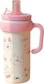 Παιδικό παγούρι-θερμός - 700ml - 696291 - Pink