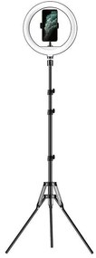 Tripod/ring light APEXEL APL-FL10JJ14Y (black)