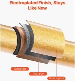 VEVOR Cordless Table Lamp Rechargeable Battery Desk Lamp Fabric Shade Black