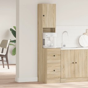 vidaXL Ντουλάπι Κουζίνας Σοναμά 35x50x180 εκ Μοριοσανίδα