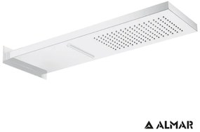 Almar White matt PVD Επίτοιχη κεφαλή ντους 2 ροών E044199-300
