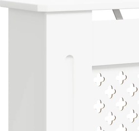 vidaXL Κάλυμμα Καλοριφέρ Λευκό 78 εκ. από MDF
