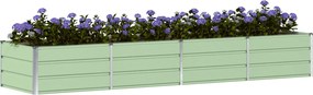 vidaXL Γλάστρα Πράσινο 320 x 80 x 45 cm Ατσάλι