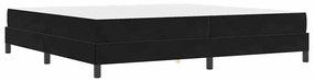vidaXL Κρεβάτι box spring με στρώμα Μαύρο 200 x 200 cm Βελούδο