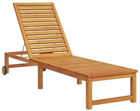 vidaXL Ξαπλώστρα 3 pcs Καφέ 35 x 35 x 34εκ Μασίφ ξύλο ακακίας