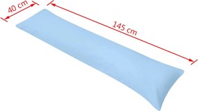 vidaXL Μαξιλάρι Σώματος Πλευρικό Μπλε 40 x 145 εκ.