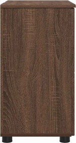 vidaXL Ντουλάπι Μπάνιου με αποθήκευση Καφέ δρυς 61 x 35 x 64 εκ.