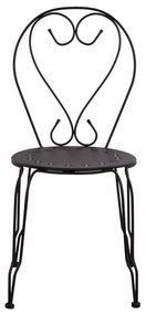 Καρέκλα AMORE C5007.11 Μεταλλική Μαύρη 42x48x90 εκ. 42x48x90 εκ.