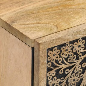vidaXL Βοηθητικό Ντουλάπι 40 x 33 x 75 εκ. από Μασίφ Ξύλο Μάνγκο