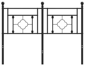 vidaXL Κεφαλάρι Μαύρο 120 εκ. Μεταλλικό