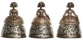 Διακοσμητική Φιγούρα Home ESPRIT Χρυσό 18 x 11,5 x 24 cm (3 Μονάδες)