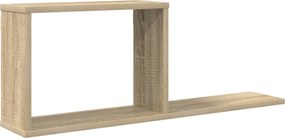 vidaXL Κρεμαστά ράφια Sonoma Δρυς 80 x 15 x 30 εκ Επεξεργασμένο Ξύλο