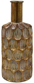 Βάζο 168-125-049 20x47cm Antique Gold Μέταλλο