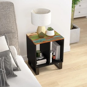 vidaXL Βοηθητικό Τραπέζι 40x31x46 εκ. Μασίφ Ανακυκλ. &amp; Επεξ. Ξύλο