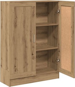 vidaXL Βιβλιοθήκη Artisan Δρυς 82,5x30,5x115 εκ. Επεξεργασμένο Ξύλο