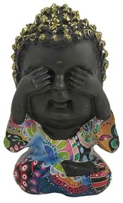 Διακοσμητικό Αντικείμενο Βούδας Ithaka 2 023489 6x6x10cm Multi Πολυρεσίνη