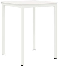 vidaXL Τραπέζι μπαρ Λευκό 110 x 55 x 105 εκ. Στερεά ξυλεία πεύκου