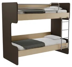 ALFA SET  Παιδική Κουκέτα Alfaset Obin 90x200 Καφέ BEST-123456803