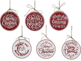 Χριστουγεννιάτικα Κρεμαστά Διακοσμητικά 22cm Σε 6 Σχέδια