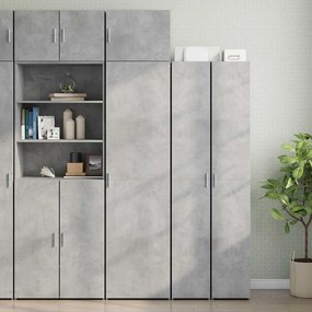 vidaXL Ντουλάπι Αποθήκευσης Στενό Γκρι 50x42,5x225 εκ. Επεξεργ. Ξύλο