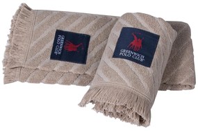 Πετσέτες Κουζίνας (Σετ 2τμχ) Greenwich Polo Club Essential 2694 Beige
