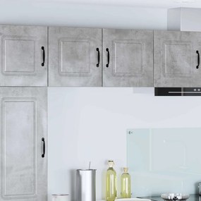 vidaXL Πάνελ πλυντηρίου πιάτων Kalmar 2 pcs Σκυρόδεμα Γκρι