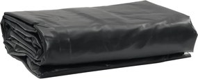 vidaXL Μουσαμάς Μαύρο 5 x 8 μ. 650 γρ./μ²